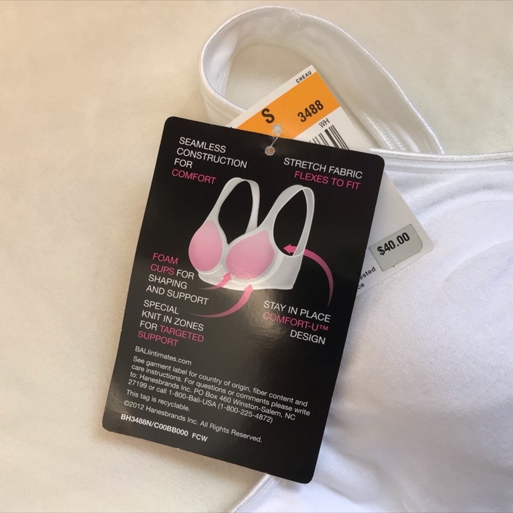 Bali Bra Wire Free Flexible NWT - Picture 5 of 6
